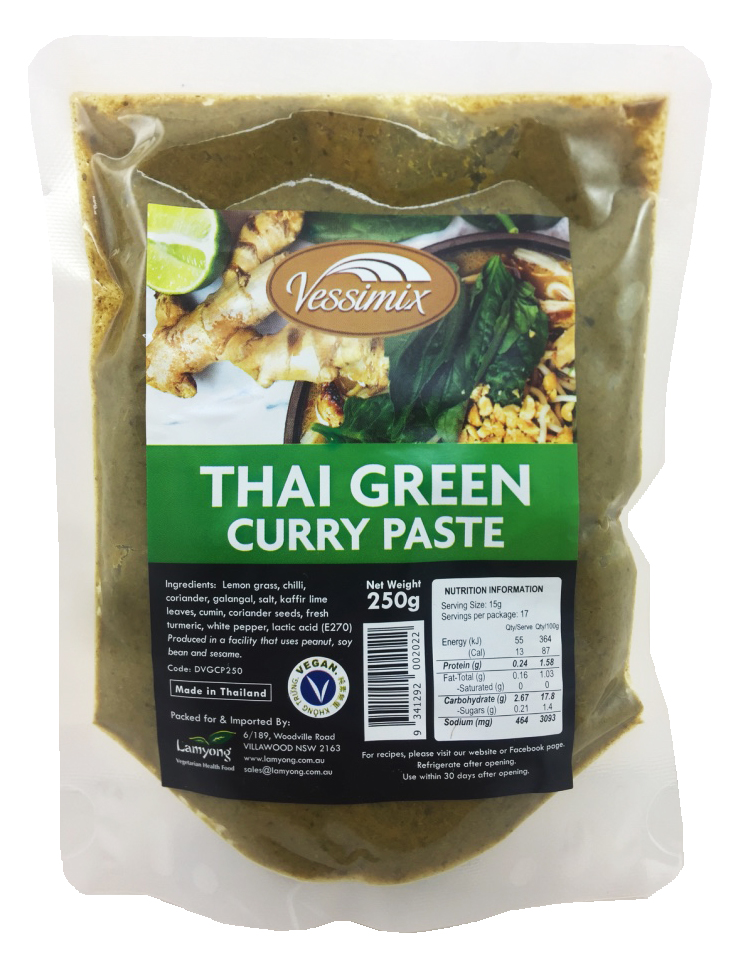 Vessimix Vegan Thai Green Curry Paste 250g